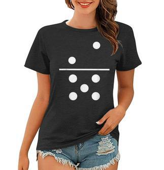 Domino 2 And 5 Matching Halloween Group Costumes 2-5 Halloween Funny Gifts Women T-shirt | Mazezy