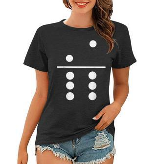 Domino 2 And 6 Matching Halloween Group Costumes 2-6 Halloween Funny Gifts Women T-shirt | Mazezy