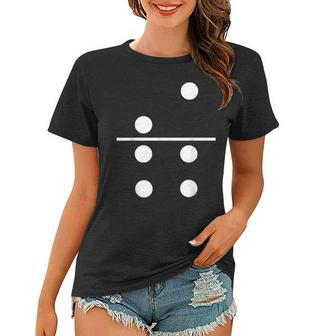 Domino Two Four Matching Halloween Gift Group Costumes 2-4 Halloween Funny Gifts Women T-shirt | Mazezy