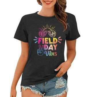 Field Day Vibes 2023 Funny Field Day Vibes Teacher Women T-shirt - Seseable