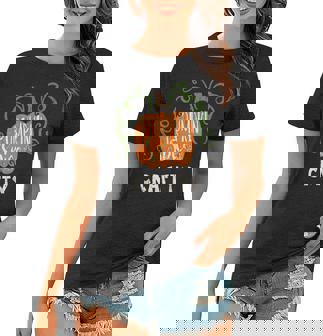 Crafty Pumkin Spice Fall Matching For Family Women T-shirt | Mazezy