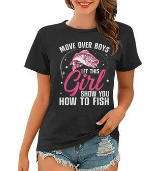 Funny Fishing Design For Girls Women Fisherman Fishing Lover Women T-shirt - Thegiftio UK