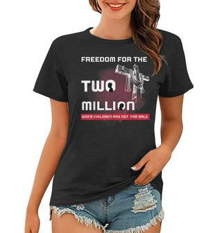 Gods Children Are Not For Sale Embracing Sound Of Freedom Freedom Gifts Women T-shirt | Mazezy