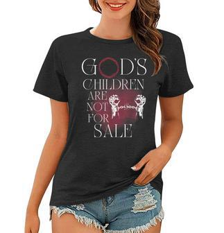 Gods Children Are Not For Sale Jesus Christ Christian Women Christian Gifts Women T-shirt | Mazezy CA