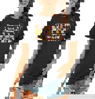 Groovy Trick Or Treat Retro Vintage Halloween Retro Vibes Halloween Funny Gifts Women T-shirt | Mazezy