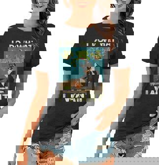 I Do What I Want Tuxedo Cat Gardening Funny Cat Quotes Gift Quotes Women T-shirt | Mazezy