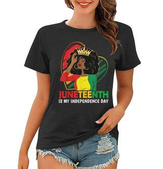 Junenth Women Queen African American Black Women Women T-shirt - Thegiftio UK