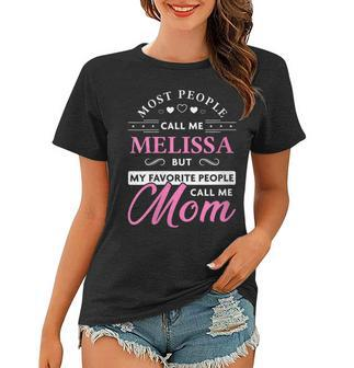 Melissa Name Gift Personalized Mom Gifts For Mom Funny Gifts Women T-shirt | Mazezy