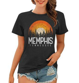 Memphis Tennessee Tn Retro Style Vintage 70S 80S Gift 70S Vintage Designs Funny Gifts Women T-shirt | Mazezy