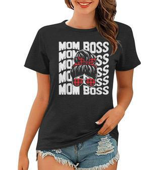Mom Boss Mommy Wife Family Mom Life Mothers Day Gifts For Mom Funny Gifts Women T-shirt | Mazezy AU