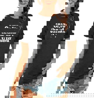 One Two Three And To The Four Women T-shirt | Mazezy