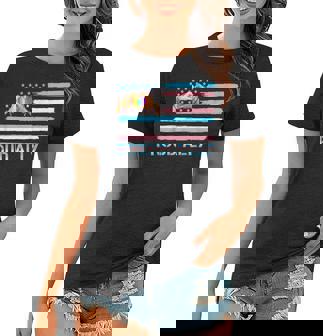 Proud Ally Gay Pride Month Lgbtq Bisexual Trans Rainbow Flag Women T-shirt | Mazezy