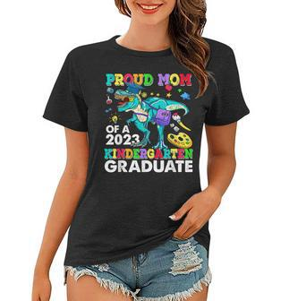 Proud Mom Of Kindergarten Graduate 2023 Dinosaur Boys Kid Women T-shirt - Thegiftio UK
