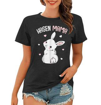 Rabbit Mum With Rabbit Easter Bunny Gift For Women Women T-shirt | Mazezy