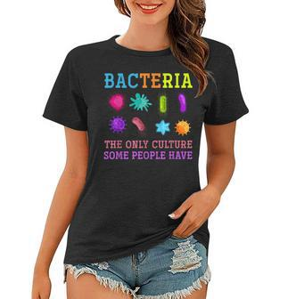 The Only Culture Some People Have Bacteria Biology Women T-shirt | Mazezy