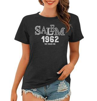 Vintage Salem 1692 They Missed One Halloween Outfit Family Women T-shirt | Mazezy