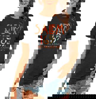 Vintage Salem 1692 They Missed One Salem Witch Halloween Women T-shirt | Mazezy