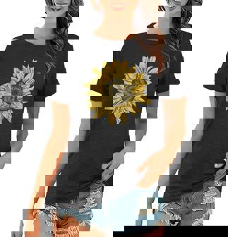 Vintage Sunflower Graphic Design Men Women Gift Women T-shirt - Thegiftio UK