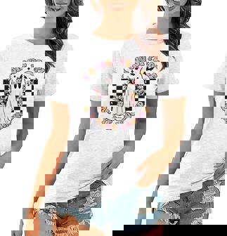 Floral I Ghost People All Year Round Funny Ghost Halloween Halloween Funny Gifts Women T-shirt | Mazezy