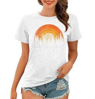 Saratoga Springs New York Ny Retro Vintage 80S Gift 80S Vintage Designs Funny Gifts Women T-shirt | Mazezy