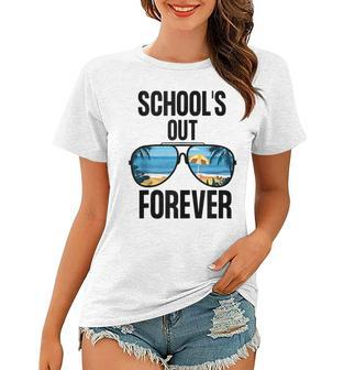 Schools Out Forever Graduation Last Day Of School Women T-shirt | Mazezy