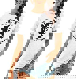 They Didn't Burn Witch They Burned Feminist Halloween Women T-shirt | Mazezy