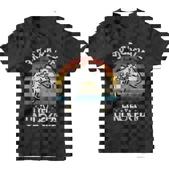 3Rd Grade Level Unlocked Video Game Vintage Back To School 3Rd Grade Funny Gifts Youth T-shirt | Mazezy
