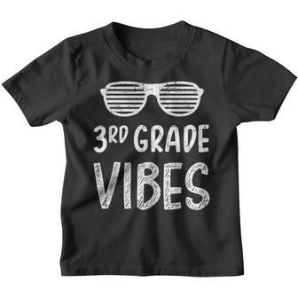 3Rd Grade Vibes Third Back To School For Teacher Students Gifts For Teacher Funny Gifts Youth T-shirt | Mazezy