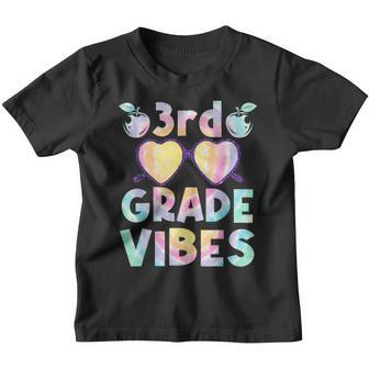 3Rd Grade Vibes Tie Dye Teacher First Day Of Back To School 3Rd Grade Gifts Youth T-shirt | Mazezy