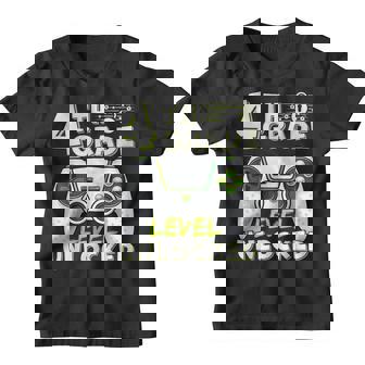 4Th Grade Boy Boys Funny Fourth Grade First Day Of School Youth T-shirt | Mazezy