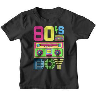 80S Boy 1980S Fashion 80 Theme Party Outfit Eighties Costume Youth T-shirt - Thegiftio