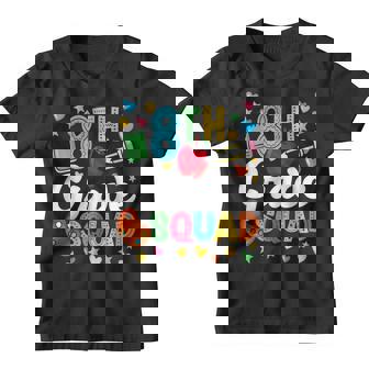 8Th Grade Squad Eighth Grade Vibes Retro Back To School Youth T-shirt | Mazezy
