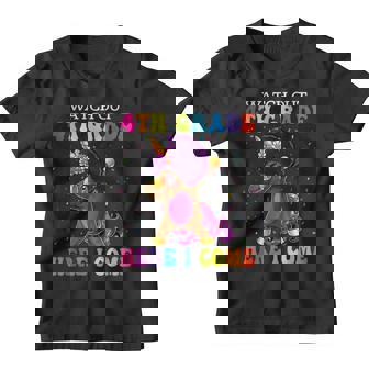 Afro Unicorn Dabbing Watch Out 3Rd Grade Back To School Unicorn Funny Gifts Youth T-shirt | Mazezy