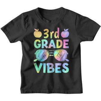 Back To School 3Rd Grade Vibes First Day Of School Teachers 3Rd Grade Gifts Youth T-shirt | Mazezy