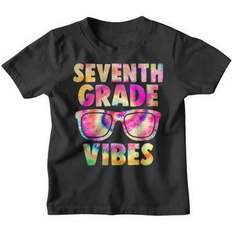 Back To School 7Th Grade Vibes Tie Dye First Day Teacher Teacher Gifts Youth T-shirt | Mazezy