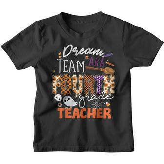 Back To School Dream Team Ak Fourth Grade Halloween Teacher Gifts For Teacher Funny Gifts Youth T-shirt | Mazezy