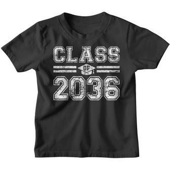 Class Of 2036 Grow With Me Graduation First Day Of School Youth T-shirt - Thegiftio