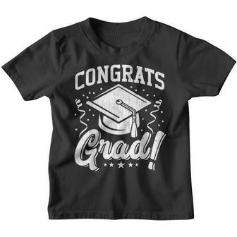 Congrats Grad Funny Graduate Graduation Graphic Youth T-shirt - Thegiftio