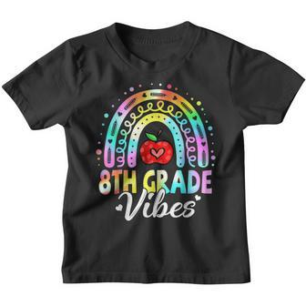 Eighth Grade Vibes 8Th Grade Team Rainbow 1St Day Of School Rainbow Gifts Youth T-shirt | Mazezy