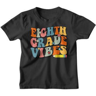 Eighth Grade Vibes - 8Th Grade Team Retro Back To School Youth T-shirt | Mazezy