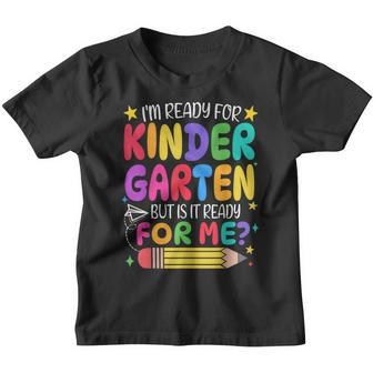First Day Of Kindergarten Girls Boys First Day Of School Fun Youth T-shirt | Mazezy