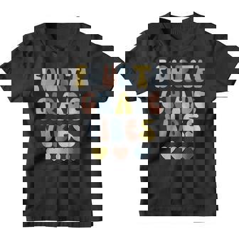 Fourth Grade Vibes 4Th Grade Vibes Squad Team Teacher Teacher Gifts Youth T-shirt | Mazezy