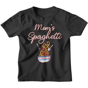 Funny Moms Spaghetti And Meatballs Meme Mothers Day Food Gift For Women Youth T-shirt | Mazezy