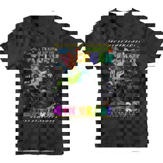 Funny Monster Truck Dinosaur Im Ready To Crush 4Th Grade Dinosaur Funny Gifts Youth T-shirt | Mazezy