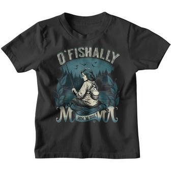 Funny Ofishally The Best Mama Fishing Rod Mommy Mothers Day Gift For Women Youth T-shirt | Mazezy AU