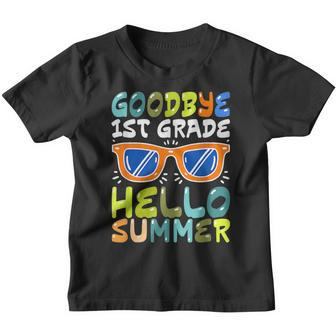 Goodbye 1St Grade Hello Summer Last Day Of School Boys Kids Youth T-shirt - Thegiftio UK