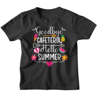 Goodbye Cafeteria Lunch Lady Last Day Of School Youth T-shirt - Thegiftio UK