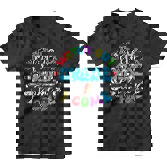 Groovy Watch Out Fifth Grade Here I Come Back To School Youth T-shirt | Mazezy