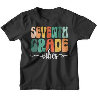 Hello 7Th Grade Vibes Teacher Back To School 7Th Grade Squad Teacher Gifts Youth T-shirt | Mazezy