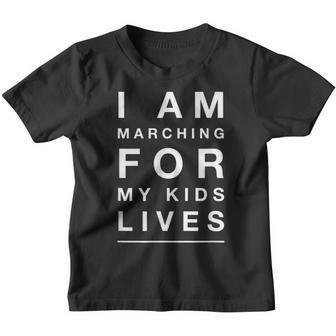 I Am Marching For My Kids Lives March Youth T-shirt - Thegiftio UK